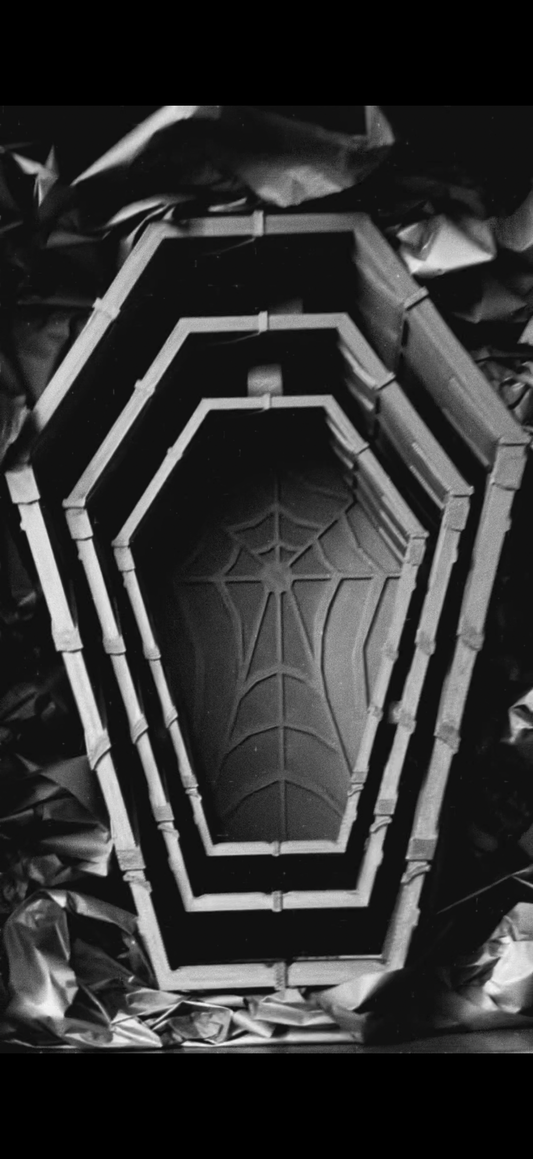 Spider-Web Coffin 3-Piece Set